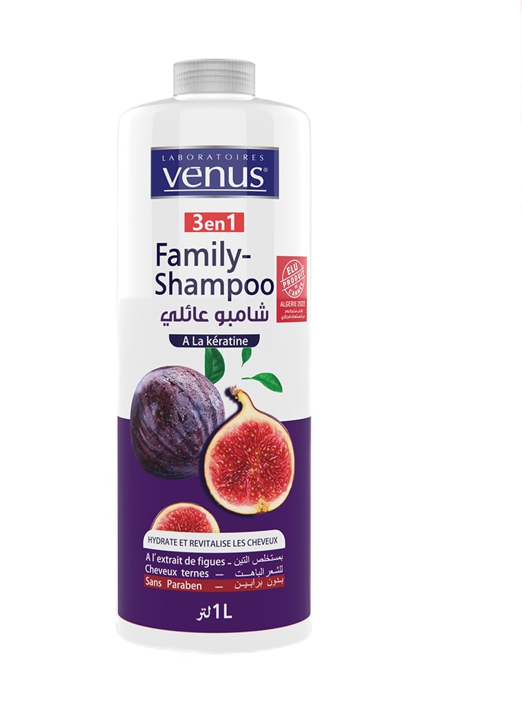 FAMILY SHAMPOO A L’EXTRAIT DE FIGUES ET LA KÉRATINE