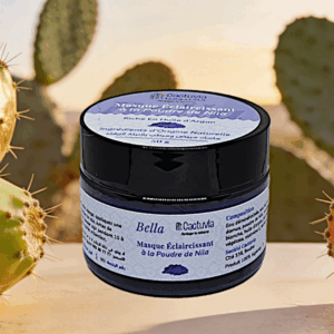 MASQUE VISAGE A LA POUDRE DE NILA BLEU - CACTUVIA