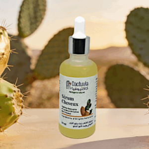 SERUM DEMELANT CHEVEUX À L'HUILE DE PEPINS DE FIGUE DE BARBARIE & HULE D'AMANDE - CACTUVIA